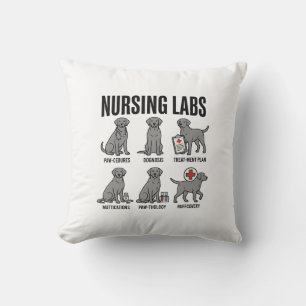 Coussin Conception de t-shirt vectoriel de jeu de mots méd
