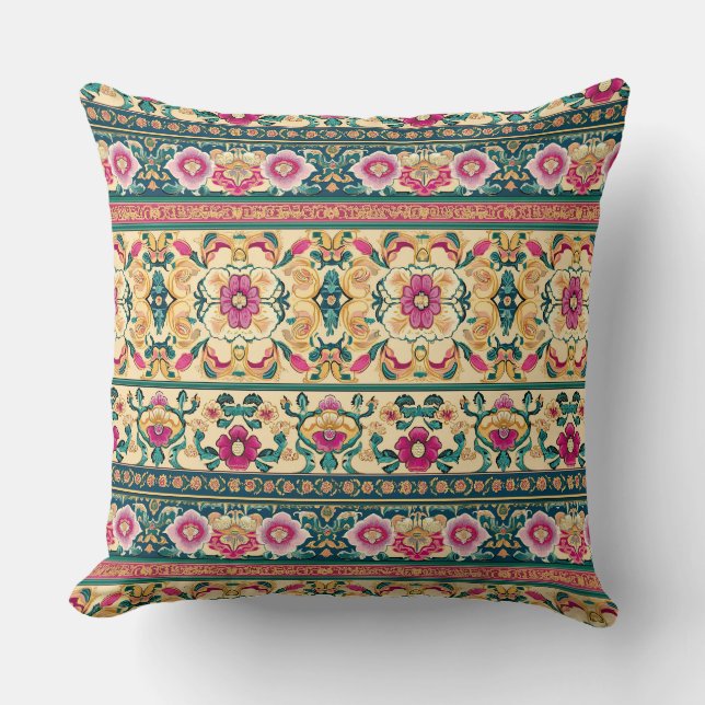 Coussin Conception de tapis chinois (Recto)