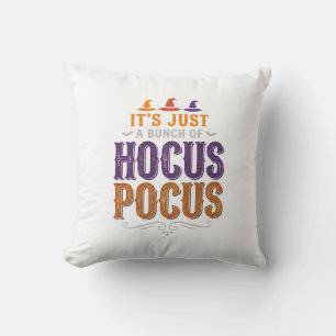 Coussin Conception de typographie Halloween Hocus Pocus vi
