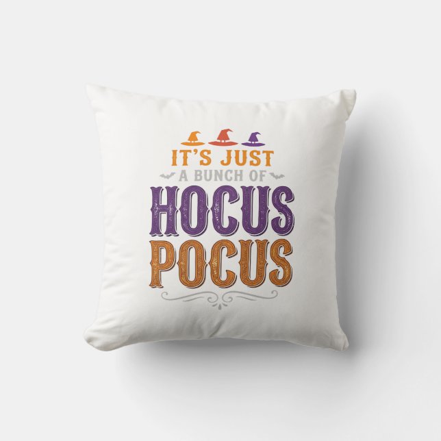 Coussin Conception de typographie Halloween Hocus Pocus vi (Recto)
