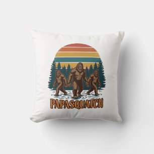 Coussin Conception de vecteur de coucher de soleil vintage