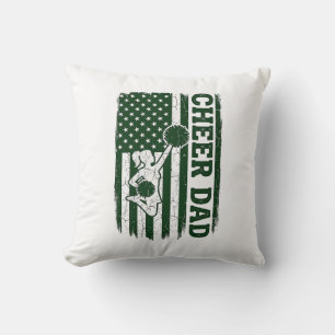 Coussin Conception de vecteur vintage de drapeau américain