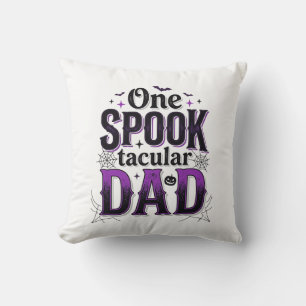 Coussin Conception de vecteur vintage Halloween de papa Sp