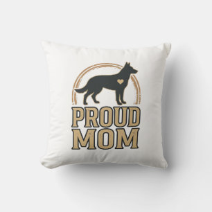 Coussin Conception de vecteur vintage silhouette de chien