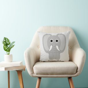 Coussin Conception d'éléphant Personnalisé