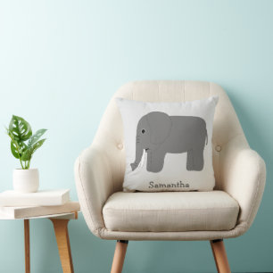 Coussin Conception d'éléphant Personnalisée