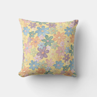 Coussin Conception des fleurs de printemps