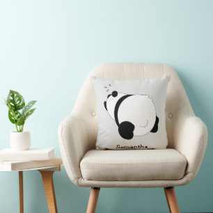 Coussin Conception d'ours Panda Personnalisée