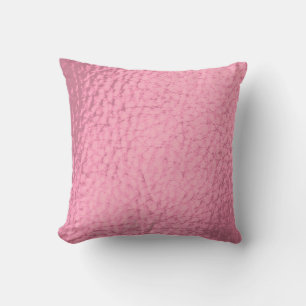 Coussin Conception en simili cuir rose