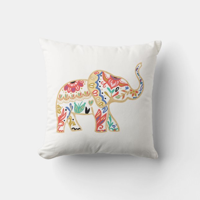 Coussin Conception fleurie décorative florale élégante (Recto)