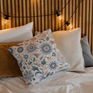 Coussin Conception Florale Bohème – Style Boho Vibrant