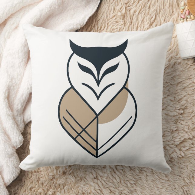 Coussin Conception géométrique du logo OWL (Couverture)