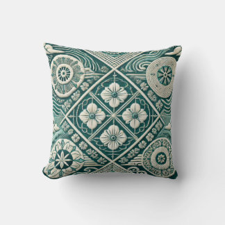 Coussin Conception inspirée par Shashiko 1