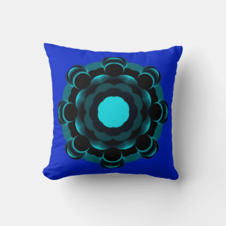 Coussin Conception Mandala turquoise ~ 7.25.24.2