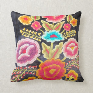 Coussin Conception mexicaine de broderie