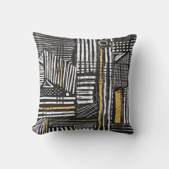 Coussin Conception motif Abstraite et créative, transparen (Recto)