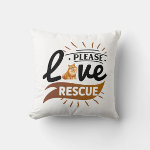 Coussin Conception personnalisée de devis de chien drôle