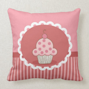Coussin Conception rose de petit gâteau