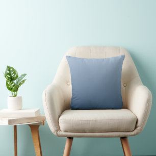 Coussin Conception subtile de Smokey Blue clair à foncé