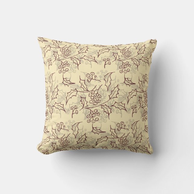 Coussin Conception transparente des baies Holly (Recto)