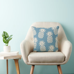 Coussin Conception tropicale de torsion d'ananas