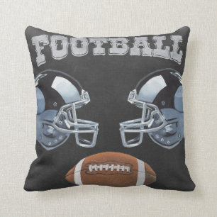 Coussin Conception vintage de tableau du football