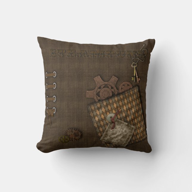 Coussin Conceptions de Steampunk (Recto)