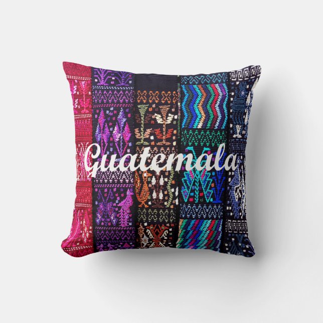 Coussin Conceptions guatémaltèques de textile (Recto)