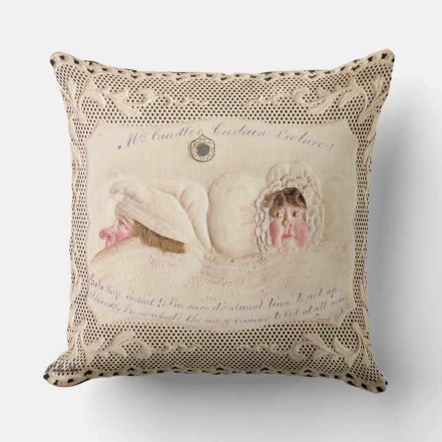 Coussin Conférence de rideau en Mme Caudle's, carte (Recto)