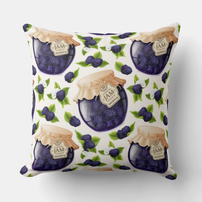 Coussin Confiture de mûre (Recto)
