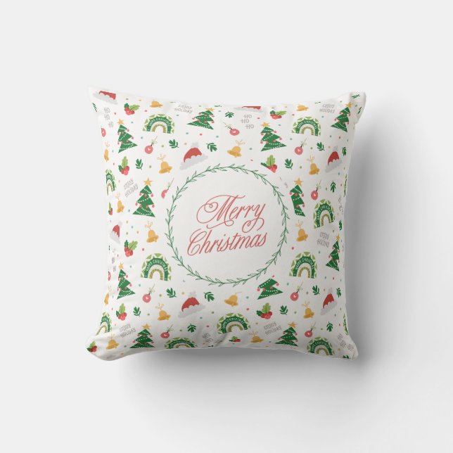 Coussin "Confort de Noël cosy" (Recto)