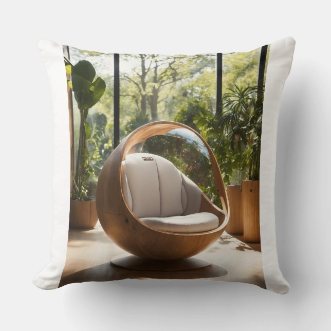 Coussin "Confort quantique : Compilation futuriste de la c (Recto)