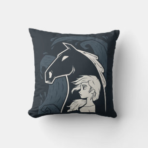Coussin Congelé 2 : Elsa & The Nokk Woodcut Graphic