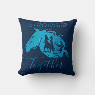 Coussin Congelé 2 : Graphique d'aquarelle Anna, Elsa et No