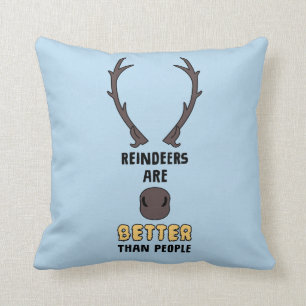 Coussin Congelé 2   Les rennes sont meilleurs que les gen