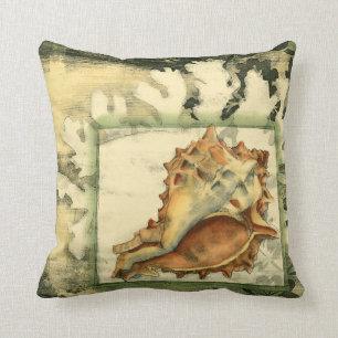 Coussin Conque Shell de silhouette