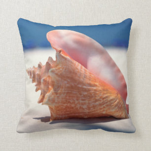 Coussin Conque Shell sur la plage 2