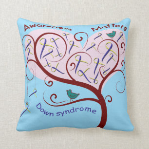 Coussin Conscience de syndrome de Down
