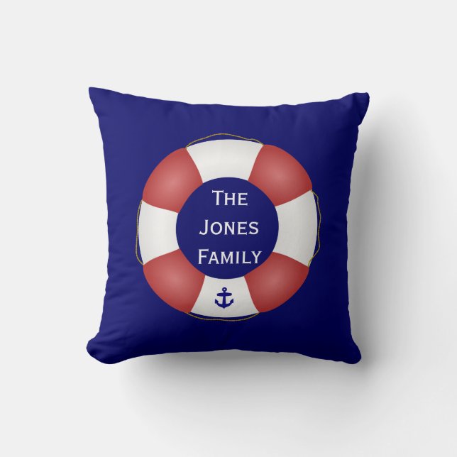 Coussin Conservateur de vie nautique (Recto)