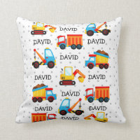 Construction Baby Boy Name Toys Truck Personnalisé