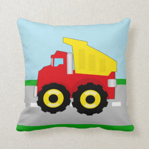 Coussin Construction Dumptruck d'enfants