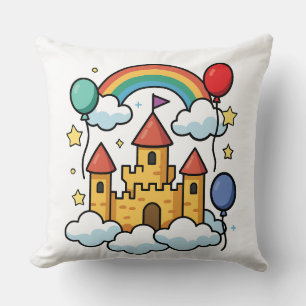 Coussin Construire des châteaux dans le ciel