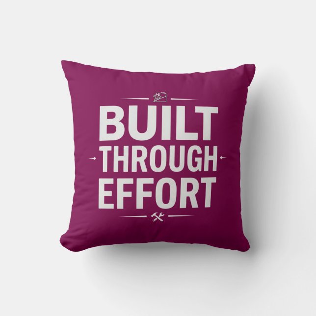 COUSSIN CONSTRUIT PAR L'EFFORT (Recto)