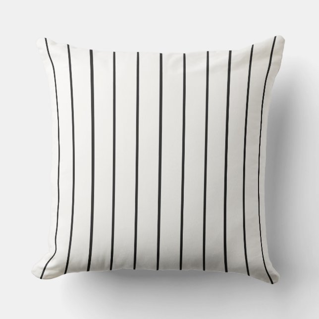 Coussin Contemporary Classic Farmhouse Striped Garden (Recto)