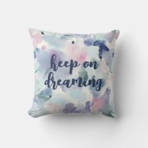 Continuez à rêver Abstrait Pastel Aquarelle