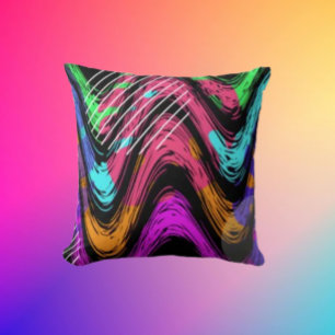 Coussin Contraste Coloré