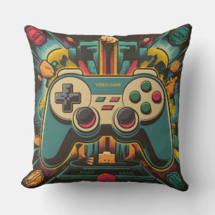 Coussin Contrôleur de jeu vidéo Retro