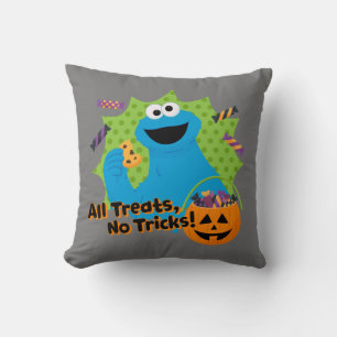 Coussin Cookie Monster Tous Les Traitements, Pas De Truc
