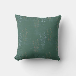 Coussin Cool Bamboo Botanique Sage et Bleu