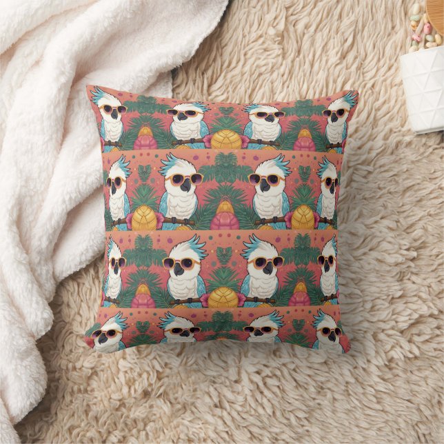 Coussin Cool Cockatoo Motif Imprimer (Couverture)